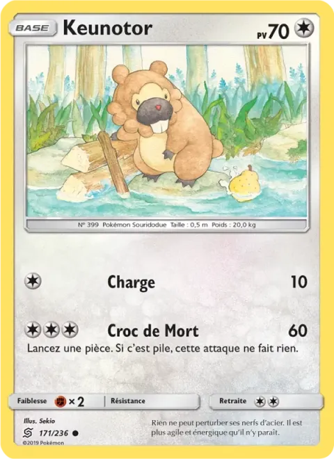 Carte Pokémon Keunotor 171/236, extension Harmonie des Esprits