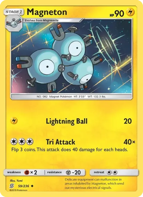Carte Pokémon Magnéton 059/236, extension Harmonie des Esprits