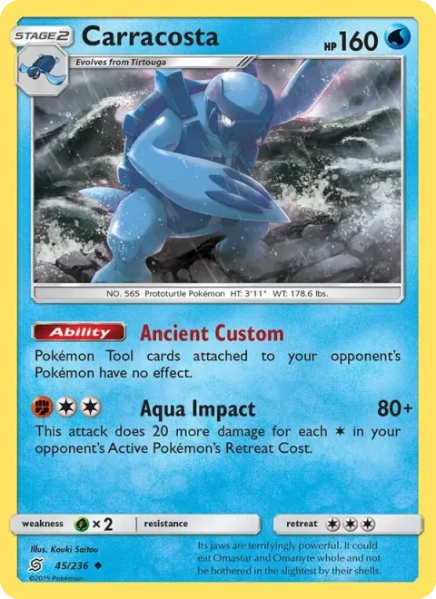 Carte Pokémon Mégapagos 045/236, extension Harmonie des Esprits