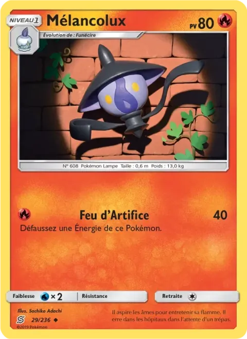 Carte Pokémon Mélancolux 029/236, extension Harmonie des Esprits