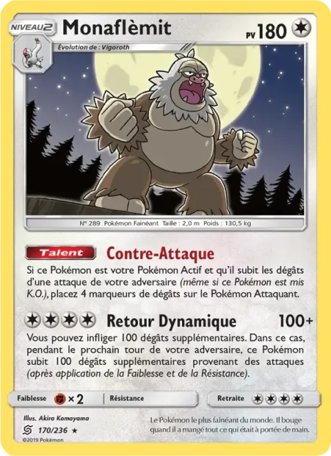 Carte Pokémon Monaflèmit 170/236, extension Harmonie des Esprits