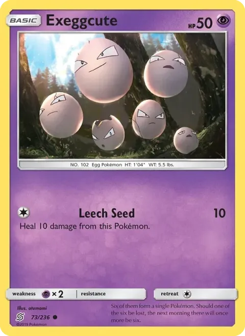 Carte Pokémon Noeunoeuf 073/236, extension Harmonie des Esprits