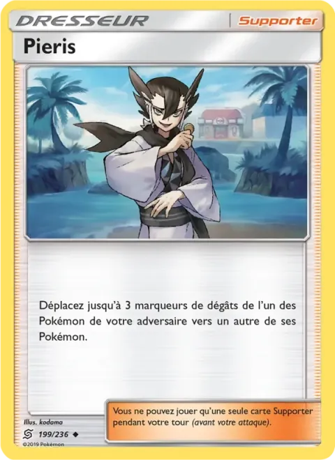 Carte Pokémon Pieris 199/236, extension Harmonie des Esprits