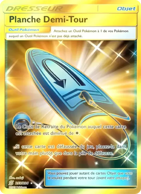 Carte Pokémon Planche Demi-Tour 255/236, extension Harmonie des Esprits