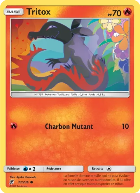 Carte Pokémon Tritox 033/236, extension Harmonie des Esprits