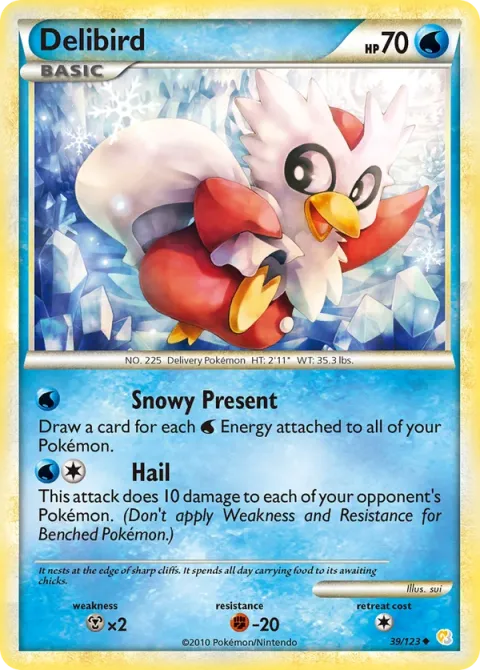 Carte Pokémon Cadoizo 039/123, extension HeartGold SoulSilver