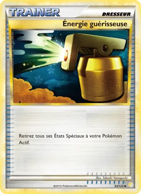 Carte Pokémon Énergie guérisseuse 093/123, extension HeartGold SoulSilver