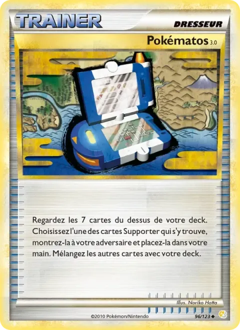Carte Pokémon Poké Gear3.0 096/123, extension HeartGold SoulSilver