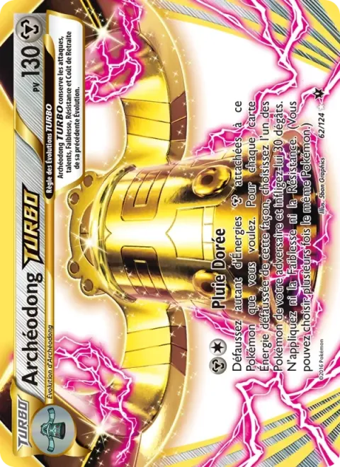 Carte Pokémon Archéodong TURBO 062/124, extension Impact des Destins