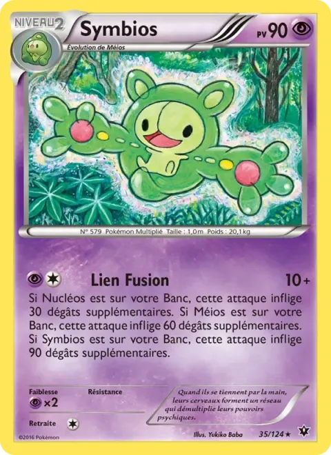 Carte Pokémon Symbios 035/124, extension Impact des Destins