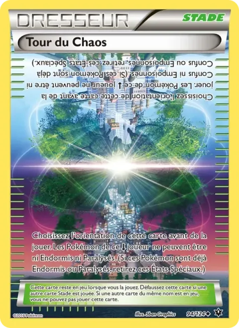 Carte Pokémon Tour du Chaos 094/124, extension Impact des Destins