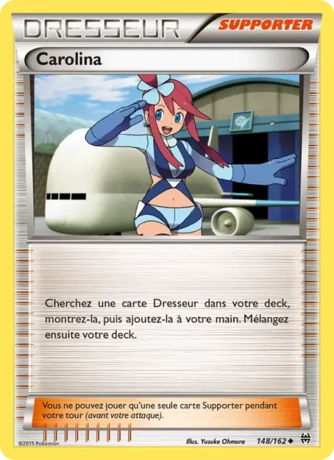 Carte Pokémon Carolina 148/162, extension Impulsion Turbo