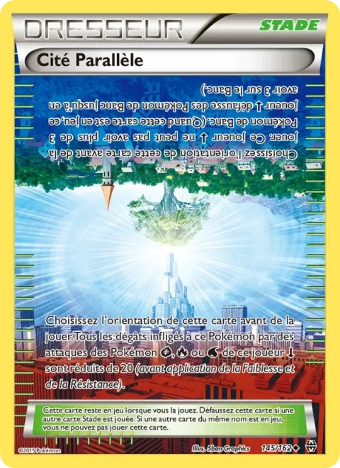 Carte Pokémon Cité Parallèle 145/162, extension Impulsion Turbo