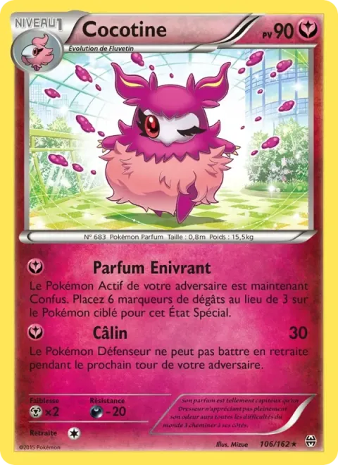 Carte Pokémon Cocotine 106/162, extension Impulsion Turbo