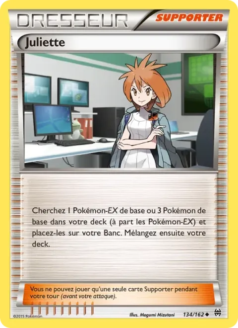 Carte Pokémon Juliette 134/162, extension Impulsion Turbo