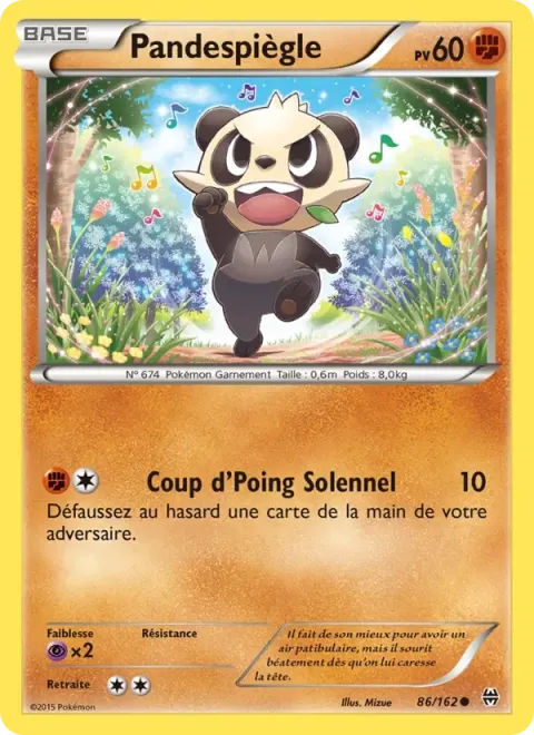 Carte Pokémon Pandespiègle 086/162, extension Impulsion Turbo
