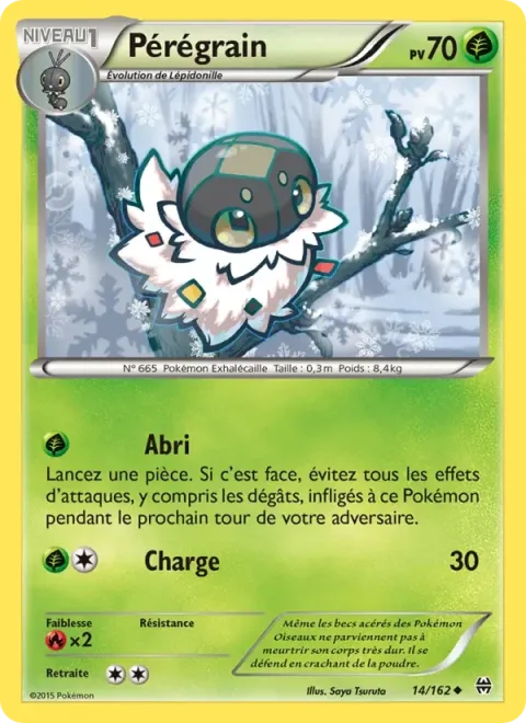 Carte Pokémon Pérégrain 014/162, extension Impulsion Turbo