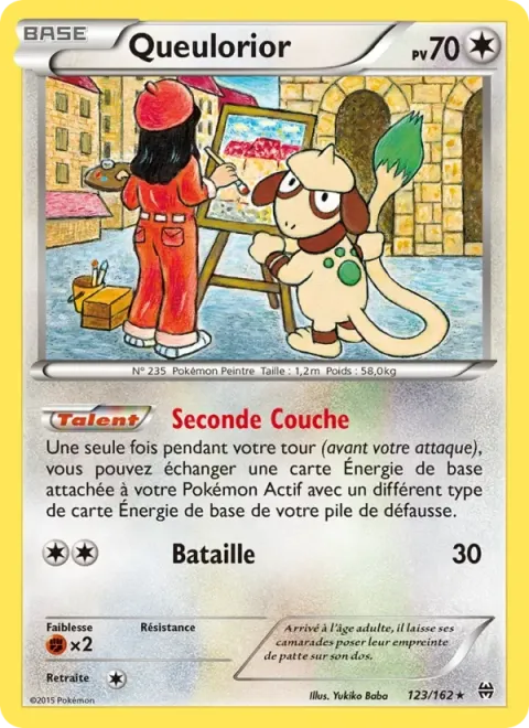 Carte Pokémon Queulorior 123/162, extension Impulsion Turbo
