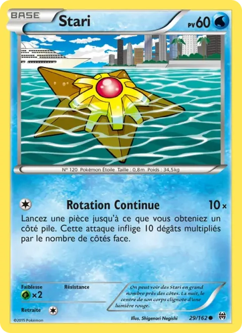 Carte Pokémon Stari 029/162, extension Impulsion Turbo