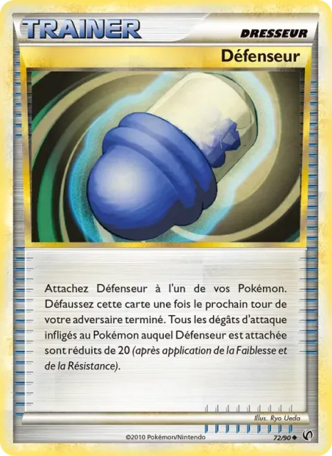 Carte Pokémon Défenseur 072/090, extension Indomptable