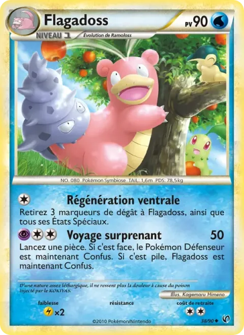 Carte Pokémon Flagadoss 038/090, extension Indomptable