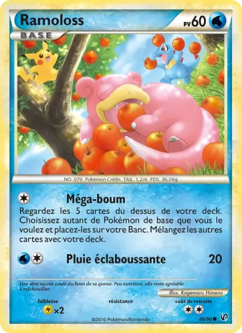 Carte Pokémon Ramoloss 066/090, extension Indomptable