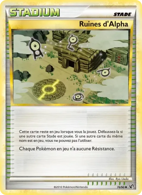 Carte Pokémon Ruines d’Alph 076/090, extension Indomptable
