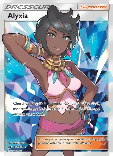 Carte Pokémon Alyxia 111/111, extension Invasion Carmin