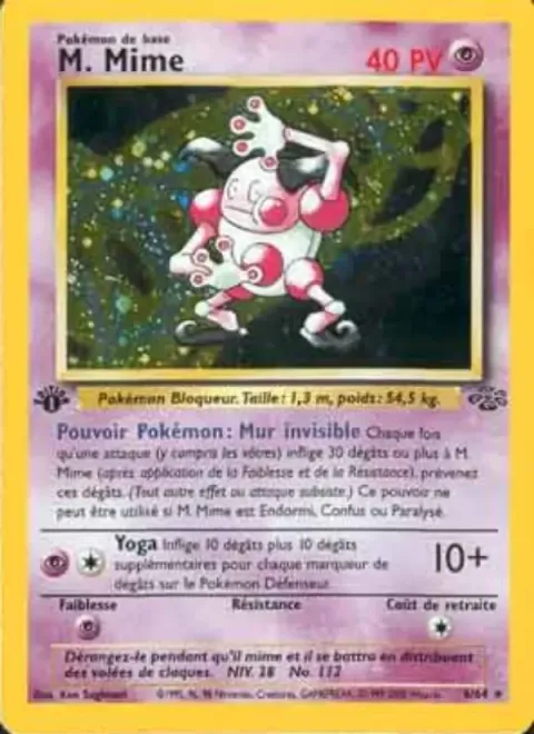Carte Pokémon M. Mime 006/064, extension Jungle