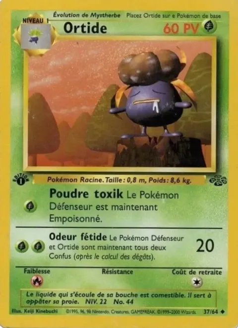 Carte Pokémon Ortide 037/064, extension Jungle