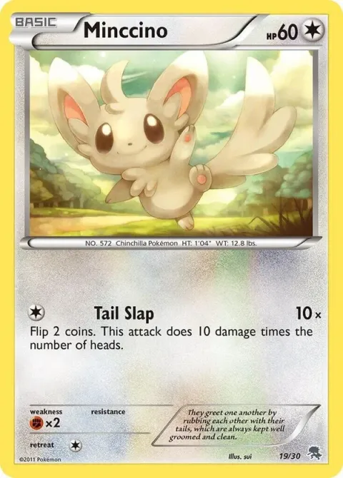 Carte Pokémon Chinchidou 019/030, extension BW Kit du dresseur (Zoroark)