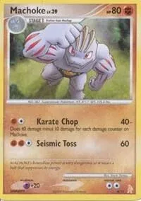 Carte Pokémon Machopeur 004/011, extension DP Kit dresseur (Lucario)