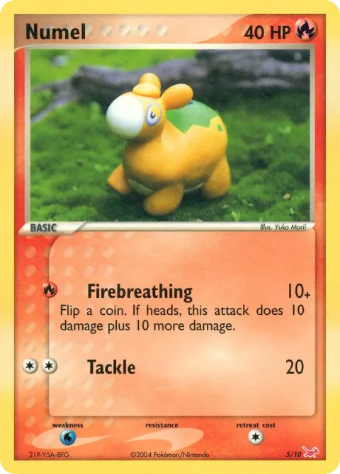 Carte Pokémon Chamallot 005/010, extension EX Kit dresseur (Latias)