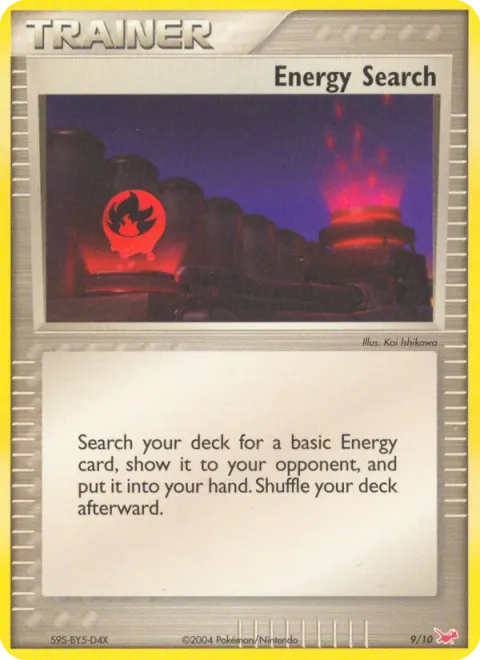 Carte Pokémon Recherche d’énergie 009/010, extension EX Kit dresseur (Latias)