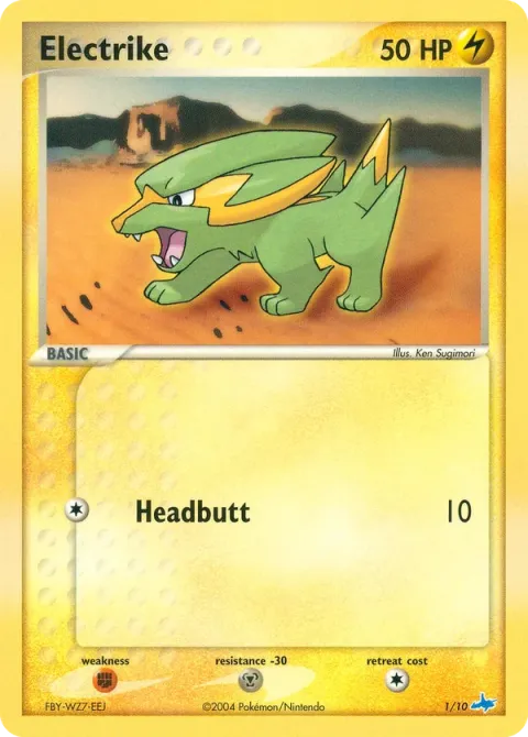 Carte Pokémon Dynavolt 001/010, extension EX Kit dresseur (Latios)