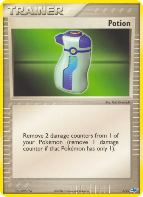Carte Pokémon Potion 008/010, extension EX Kit dresseur (Latios)