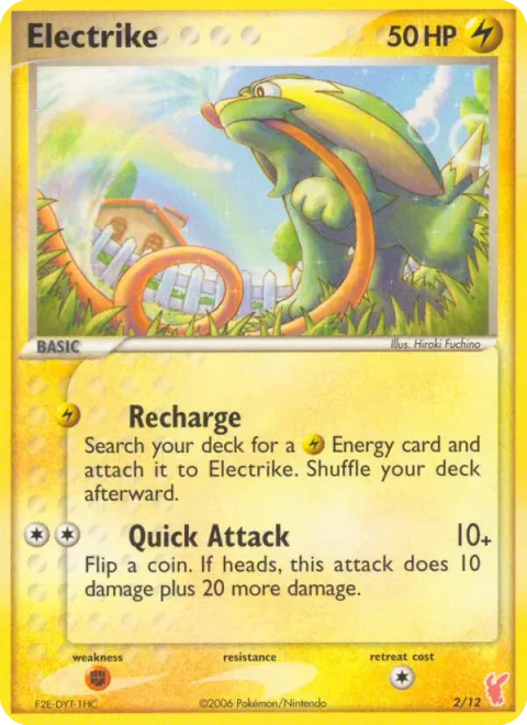 Carte Pokémon Dynavolt 002/012, extension EX Kit dresseur (Positi)