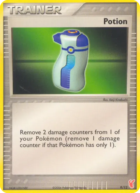 Carte Pokémon Potion 009/012, extension EX Kit dresseur (Positi)