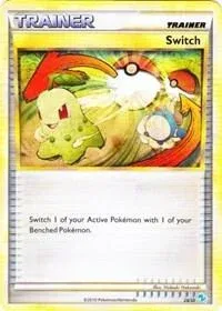 Carte Pokémon Échange 028/030, extension HS Kit du dresseur (Léviator)