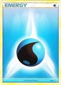 Carte Pokémon Énergie Eau 016/030, extension HS Kit du dresseur (Léviator)