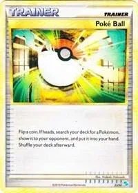 Carte Pokémon Poké Ball 023/030, extension HS Kit du dresseur (Léviator)