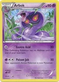 Carte Pokémon Arbok 003/030, extension XY Kit du dresseur (Bruyverne)