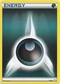 Carte Pokémon Énergie Obscurité 028/030, extension XY Kit du dresseur (Bruyverne)