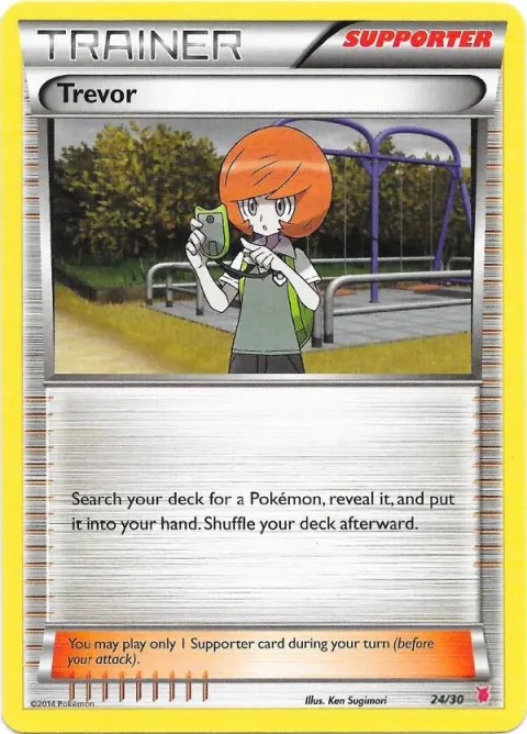 Carte Pokémon Trovato 024/030, extension XY Kit du dresseur (Grodoudou)