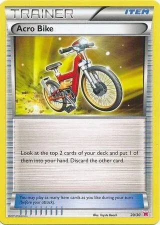 Carte Pokémon Vélo Cross 020/030, extension XY Kit du dresseur (Latias)