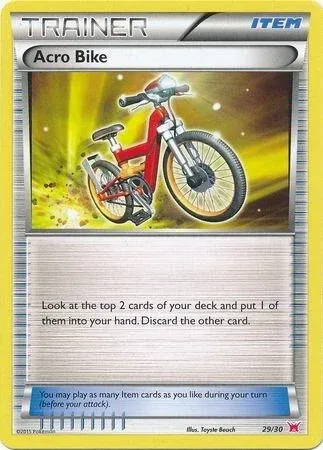 Carte Pokémon Vélo Cross 029/030, extension XY Kit du dresseur (Latias)