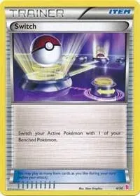 Carte Pokémon Échange 004/030, extension XY Kit du dresseur (Nymphali)