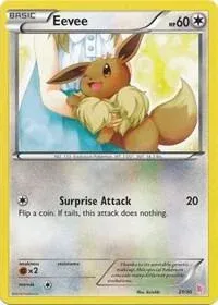 Carte Pokémon Évoli 013/030, extension XY Kit du dresseur (Nymphali)
