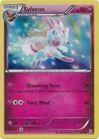 Carte Pokémon Nymphali 030/030, extension XY Kit du dresseur (Nymphali)