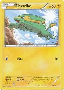 Carte Pokémon Dynavolt 011/030, extension XY Kit du dresseur (Pikachu Libre)